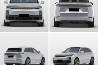 Four views (front, rear, side - rear, side - front) of a white SUV.