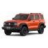 An orange off - road SUV.