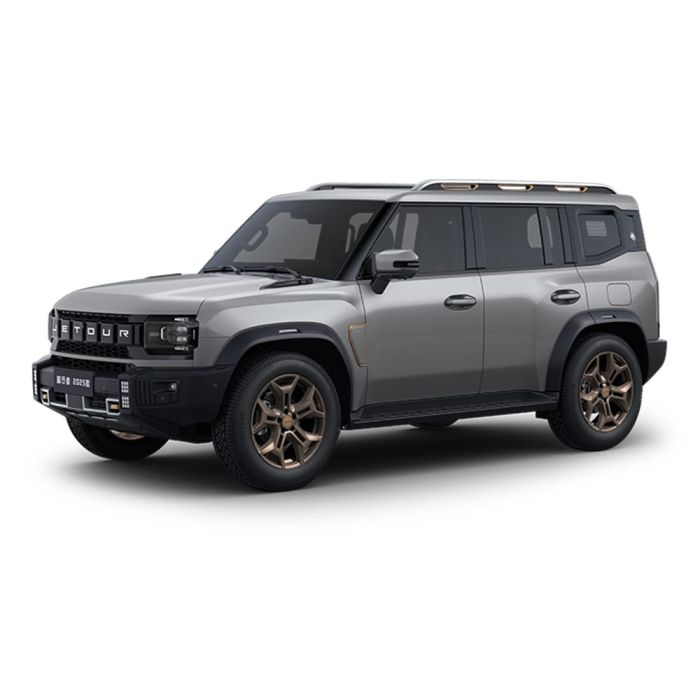Silver Jetour off - road vehicle.
