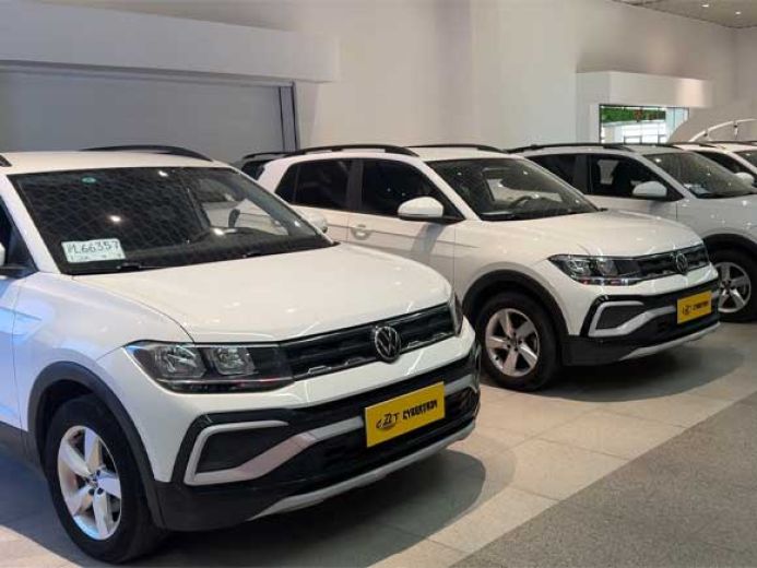 Volkswagen T-Cross at the Ningbo Showroom