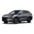 A gray BYD SUV, presented at a dynamic angle against a plain white background, highlighting its modern, sleek design and stylish alloy wheels.