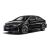 A black Toyota Corolla sedan.
