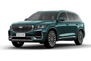 Teal Geely Xingyue L SUV.