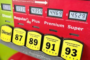 Different octane fuels at gas stations