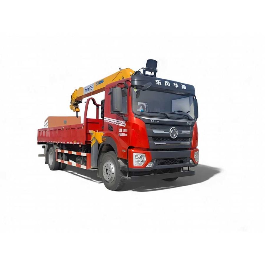 Dongfeng Huashen VX with XCMG 12-ton 5-section Crane Truck Right Front