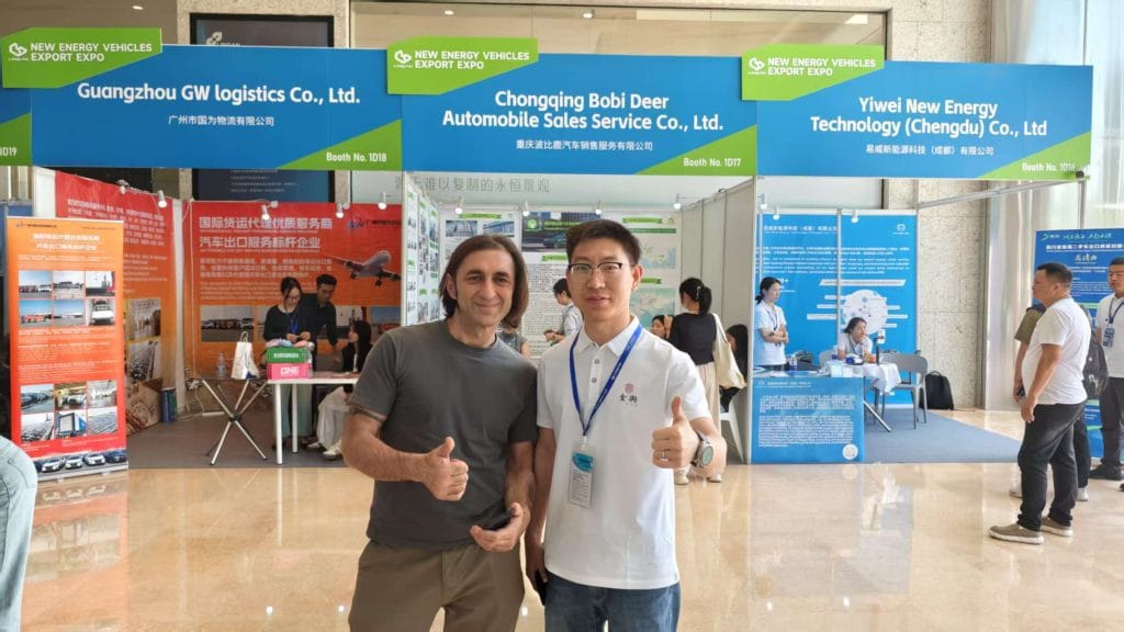 Jinyu at the 4th new energy vehicles export expo with transactional orders