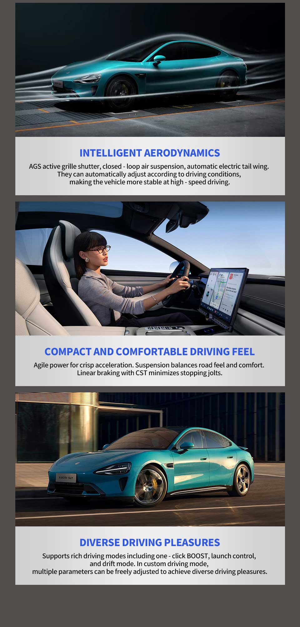 driving experience of 2024 Xiaomi SU7 RWD 700km Electric Sedan