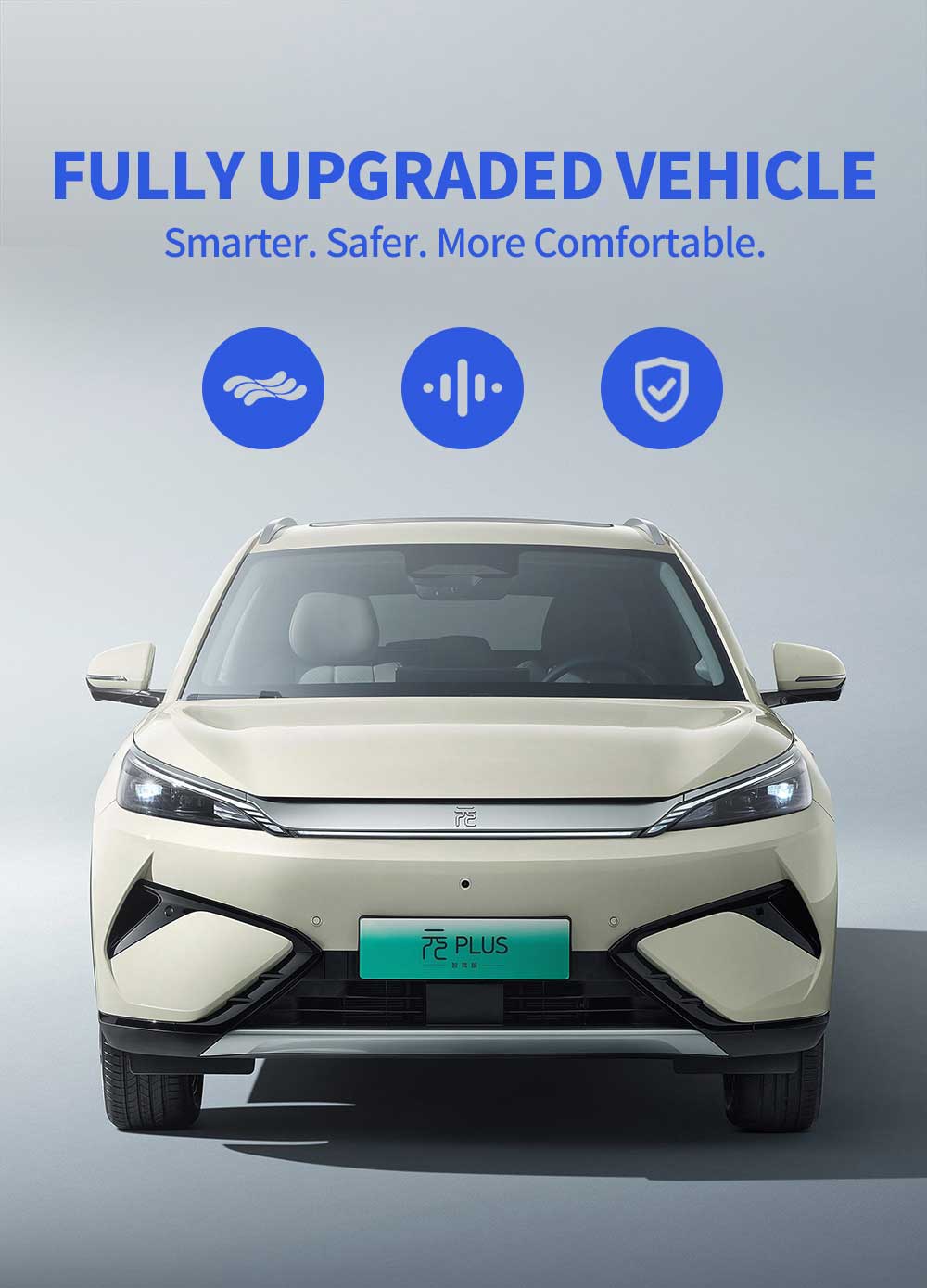 front view of BYD YUAN PLUS ATTO 3 2025 430KM electric SUV