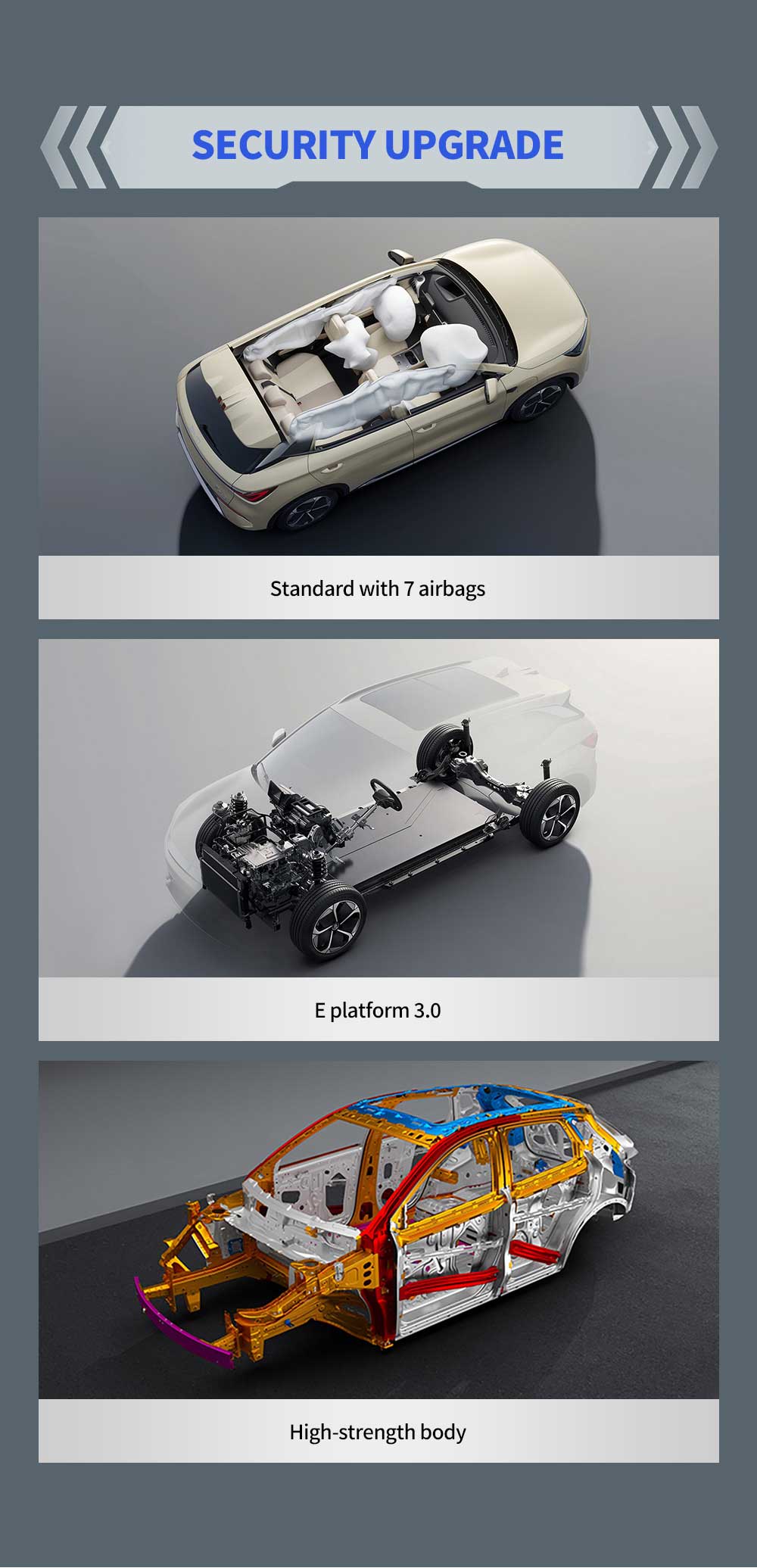 security of BYD YUAN PLUS ATTO 3 2025 430KM electric SUV
