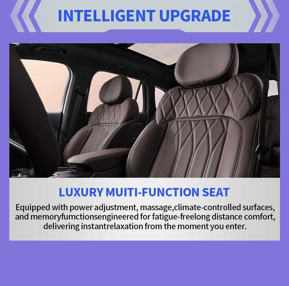 seat of Geely Monjaro 2025 2.0TD 2WD Luxury Fuel Compact SUV