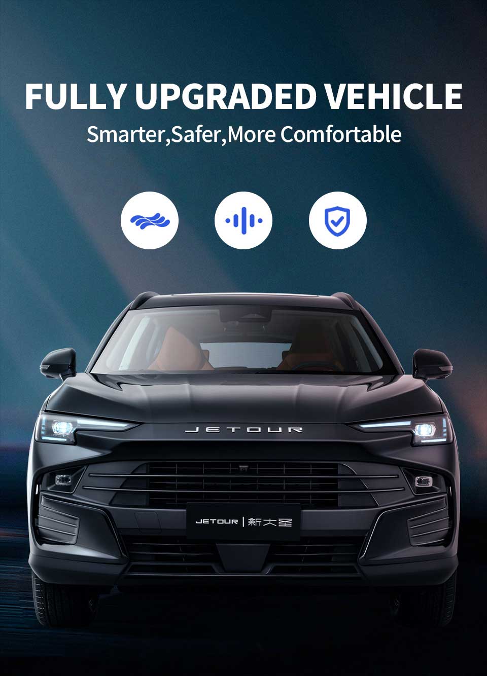front view of Jetour Dashing 2025 DCT Luxury SUV