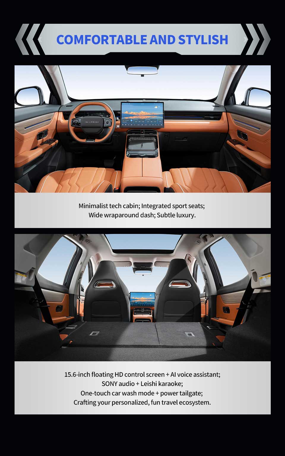 space of Jetour Dashing 2025 DCT Luxury SUV