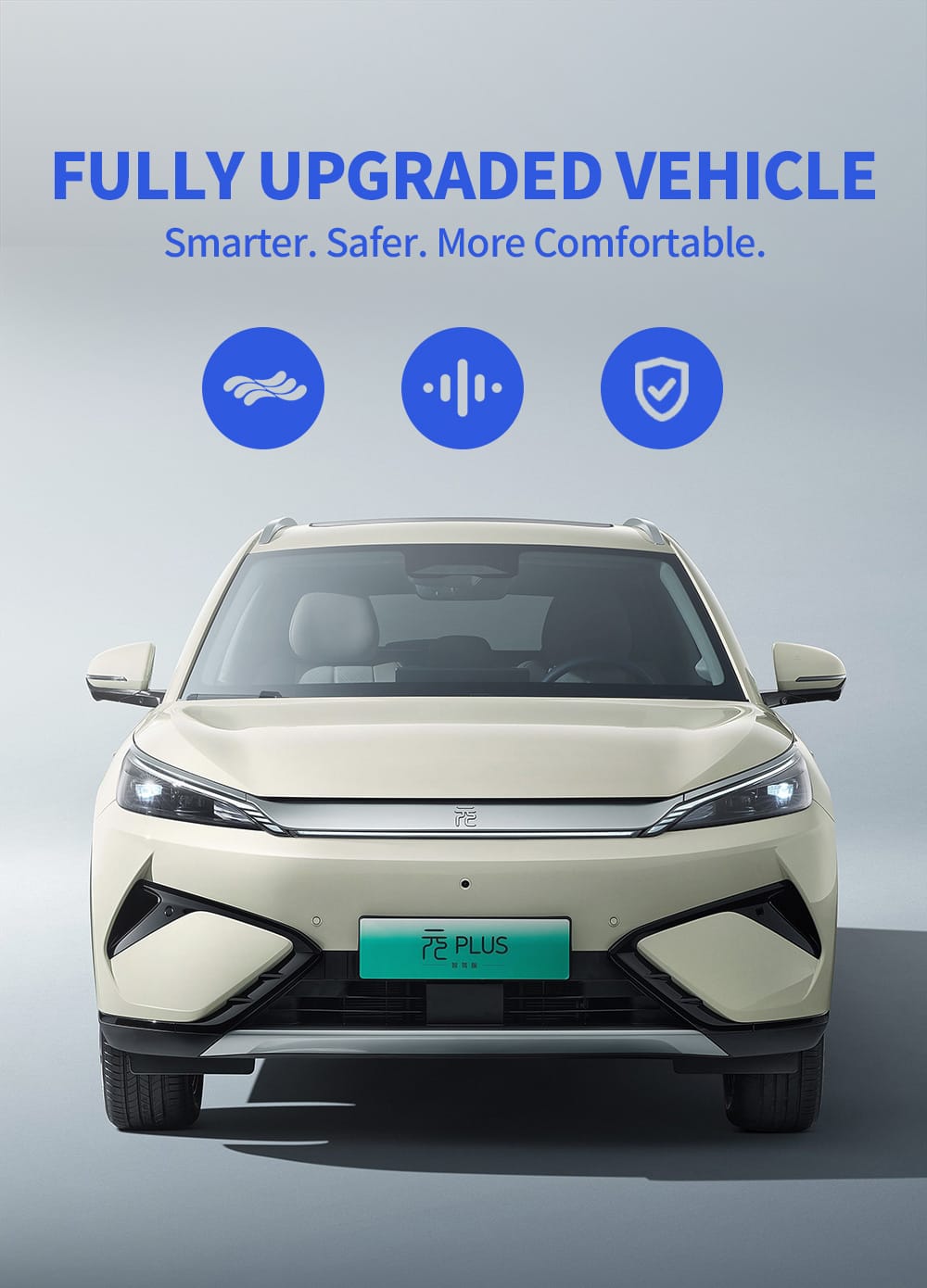Front View of BYD YUAN PLUS ATTO 3 Intelligent Electric SUV