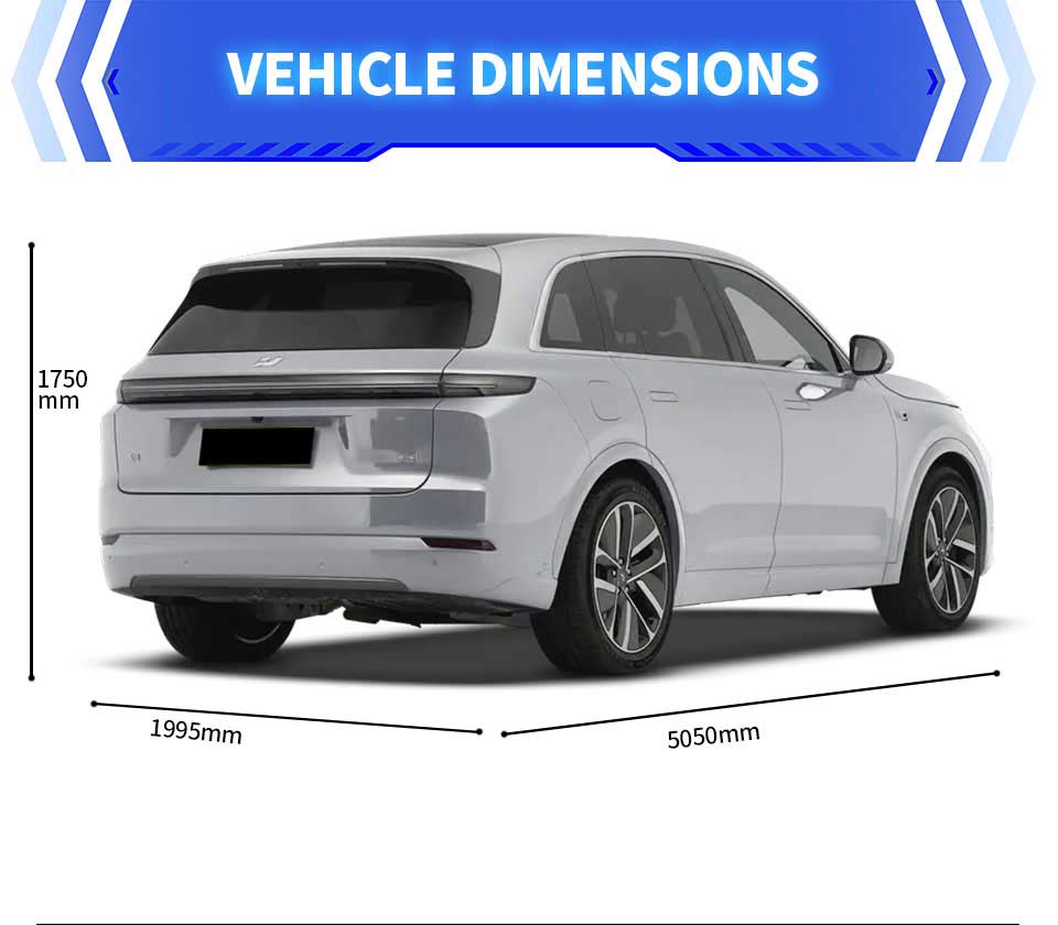 dimensions of 2025 Li L7 Pro Middle SUV