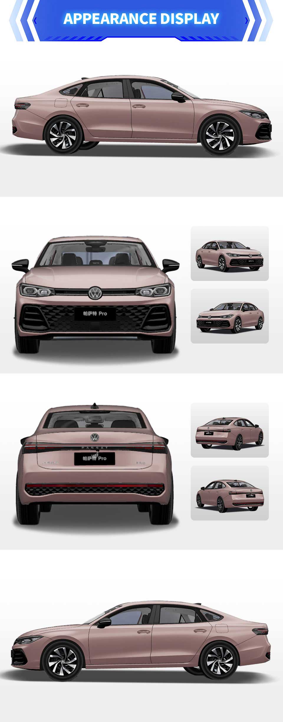 exterior of 2025 Volkswagen Passat Pro 300TSI Petrol Sedan