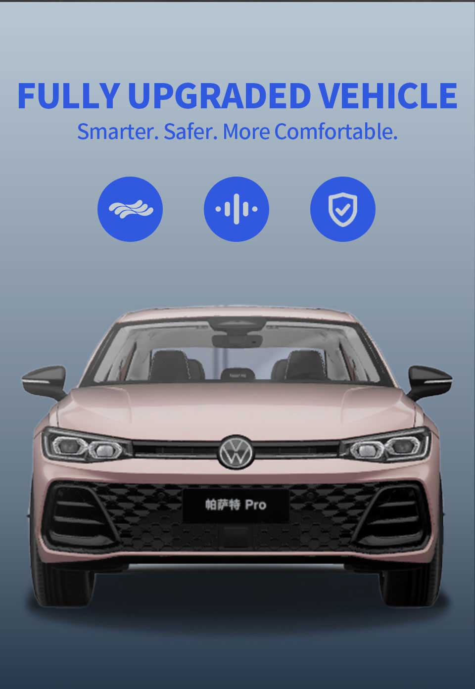 front view of 2025 Volkswagen Passat Pro 300TSI Petrol Sedan