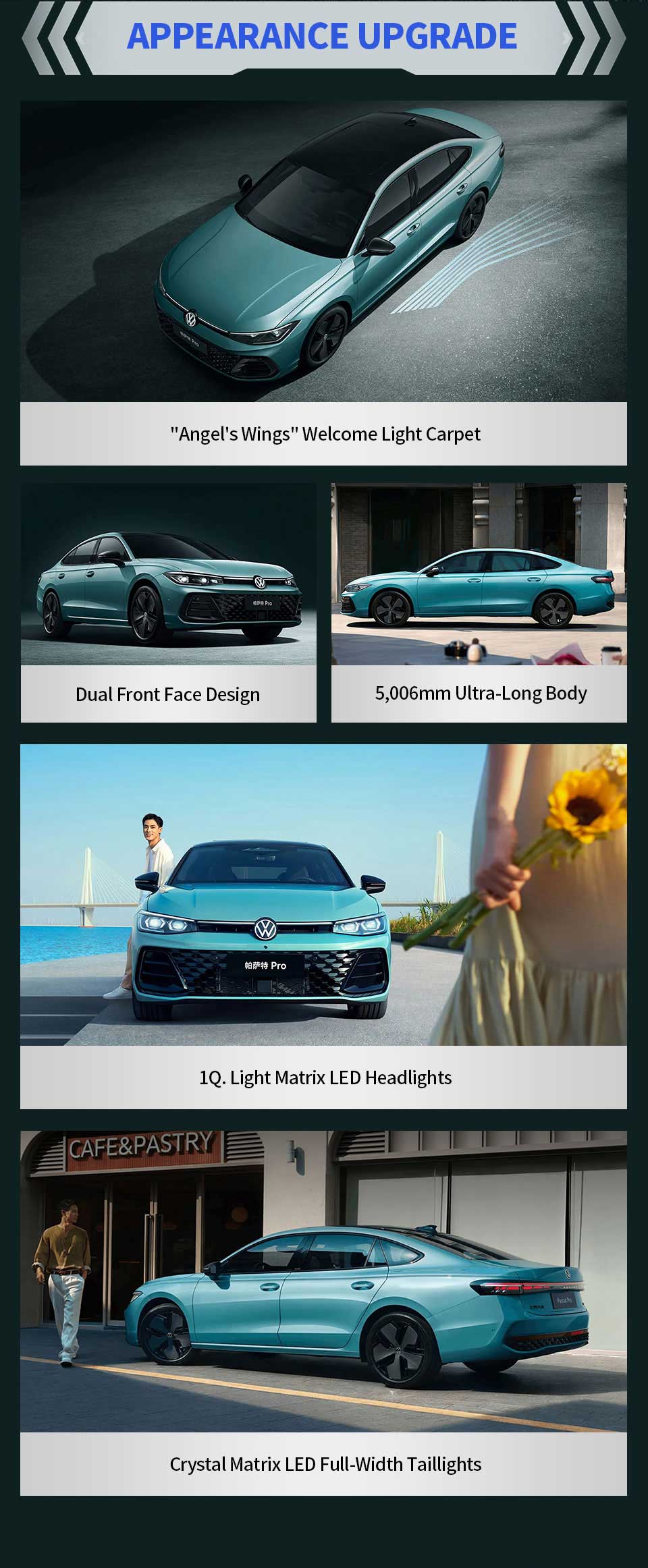 appearance upgrade of 2025 Volkswagen Passat Pro 380TSI Luxury Gasoline Sedan