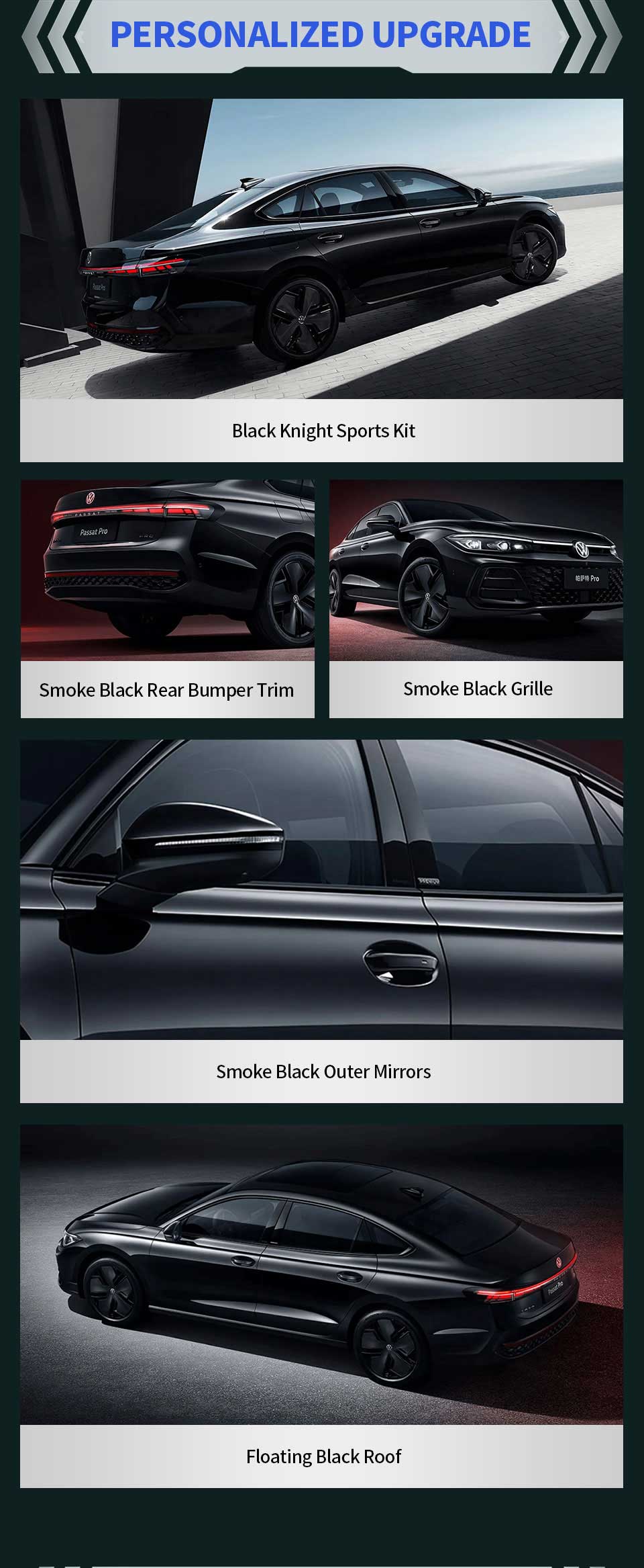 black king sports kit of 2025 Volkswagen Passat Pro 380TSI Luxury Gasoline Sedan