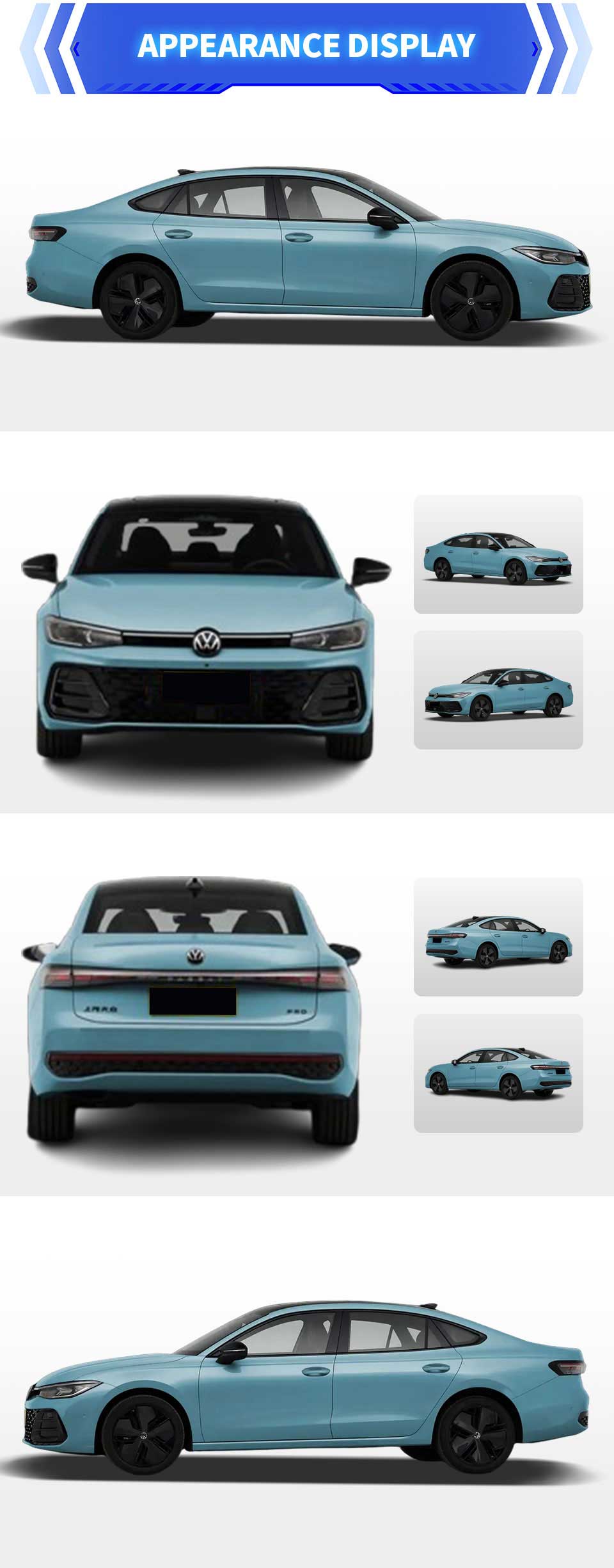 exterior of 2025 Volkswagen Passat Pro 380TSI Luxury Gasoline Sedan