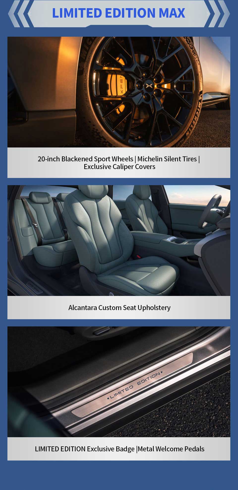 limited edition of 2025 XPENG P7+ Ultra Electric Sedan Car