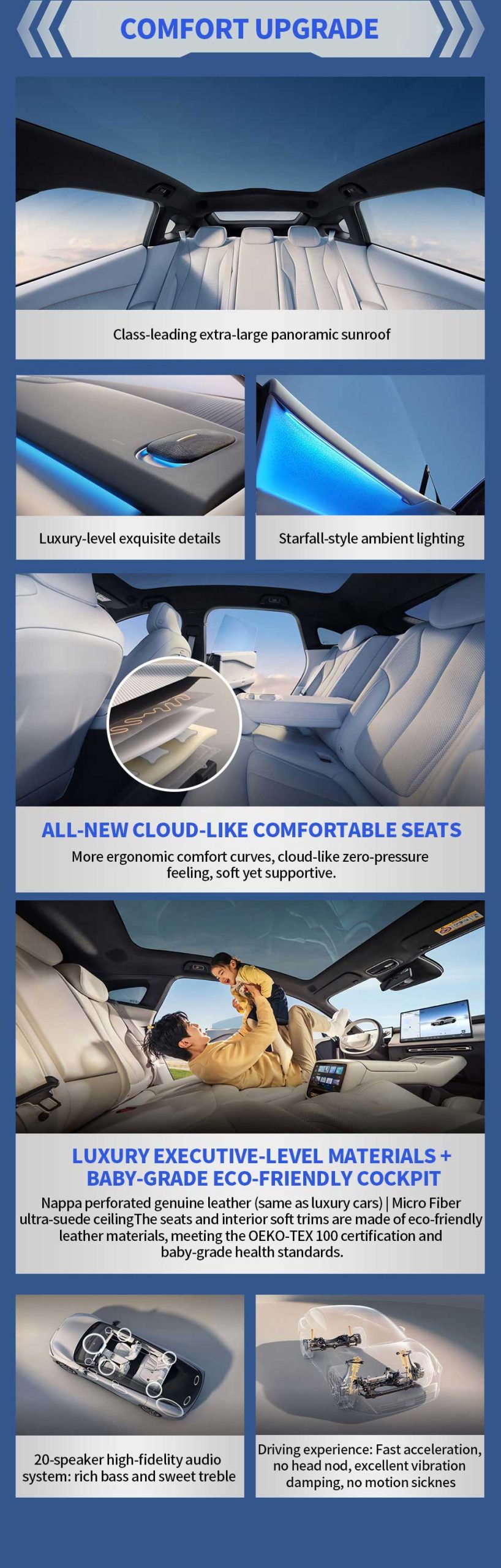 interior of 2025 XPENG P7+ Ultra Electric Sedan Car
