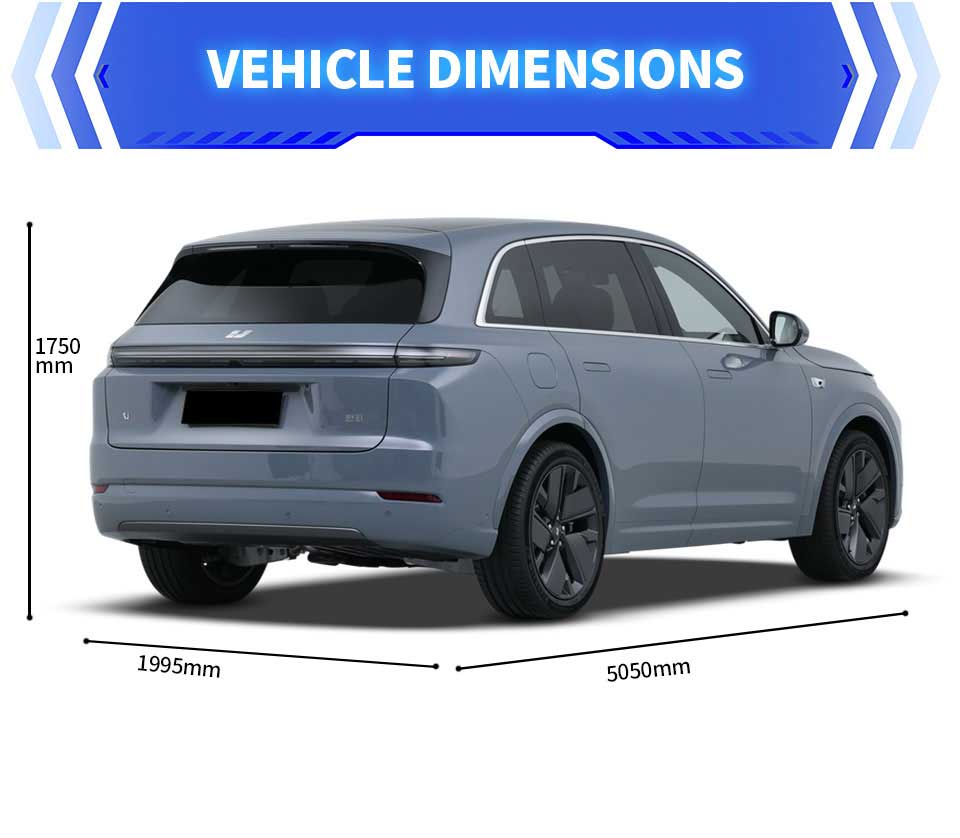 dimensions of Li L7 2025 Max Hybrid SUV