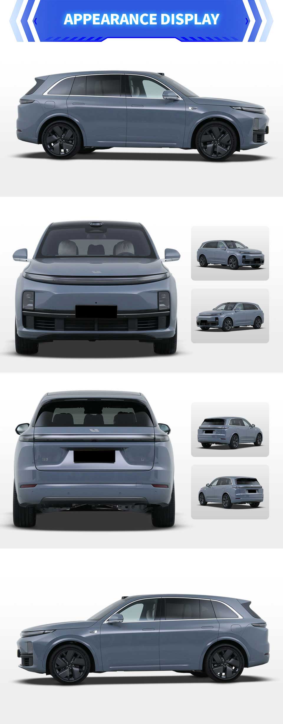 exterior of Li L7 2025 Max Hybrid SUV
