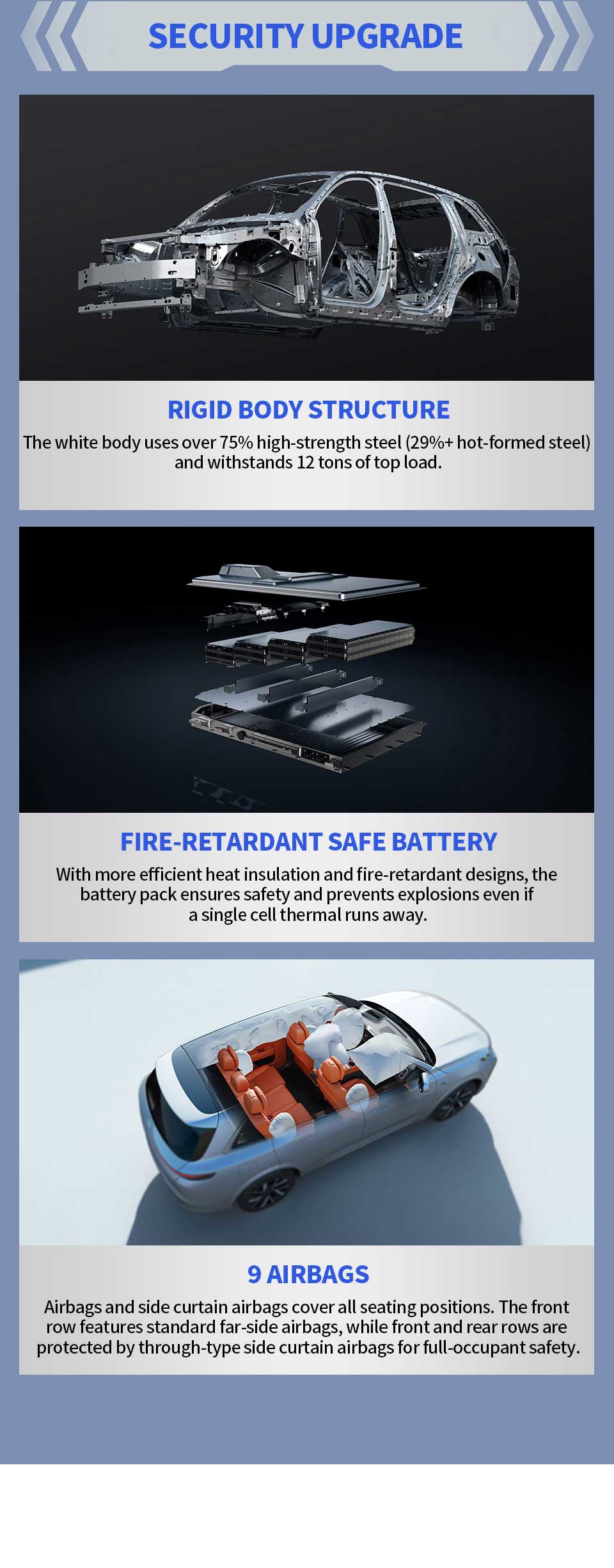 security of Li L7 2025 Max Hybrid SUV