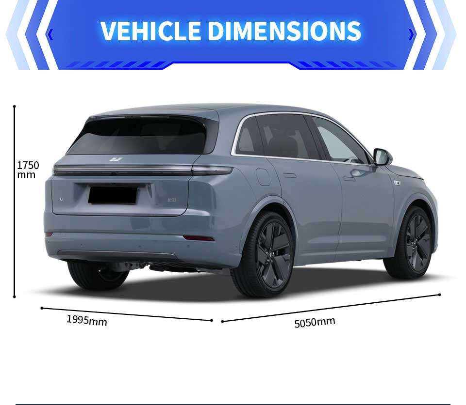 dimensions of Li L7 2025 Ultra Comfortable Tourism SUV