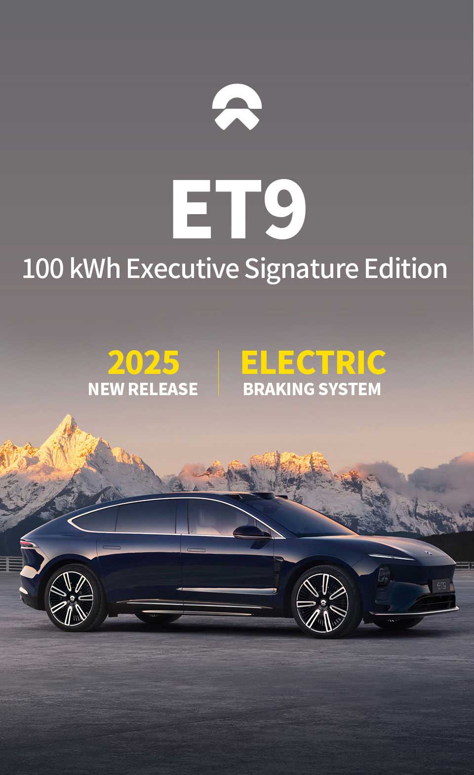 poster of NIO ET9 2025 Executive Luxury Electric Sedan Car