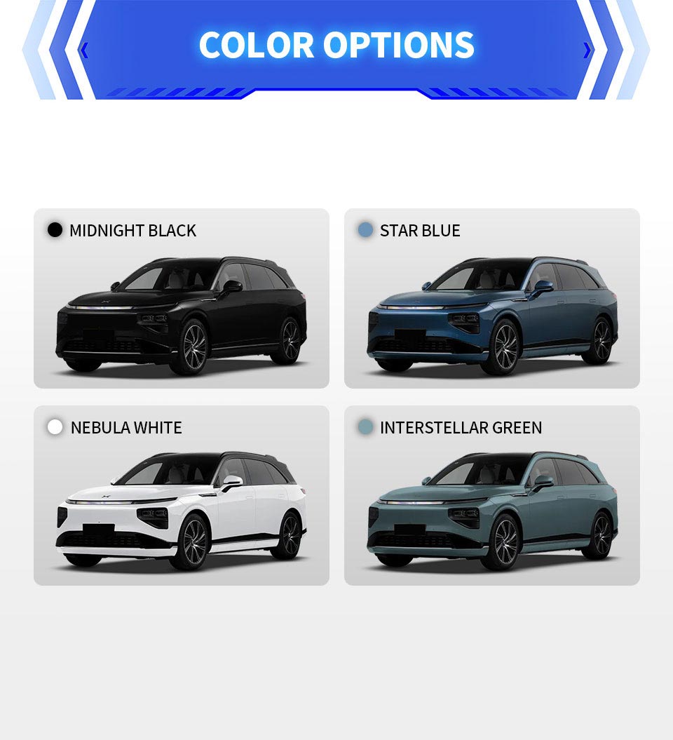 colors of XPENG G9 2025 680km Range FWD SUV