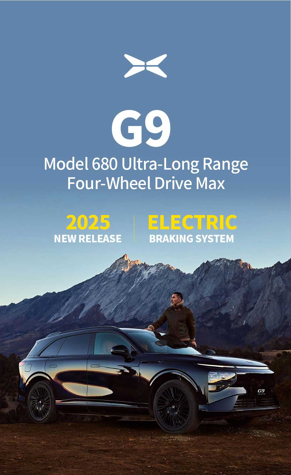 XPENG G9 2025 680km SUV Poster