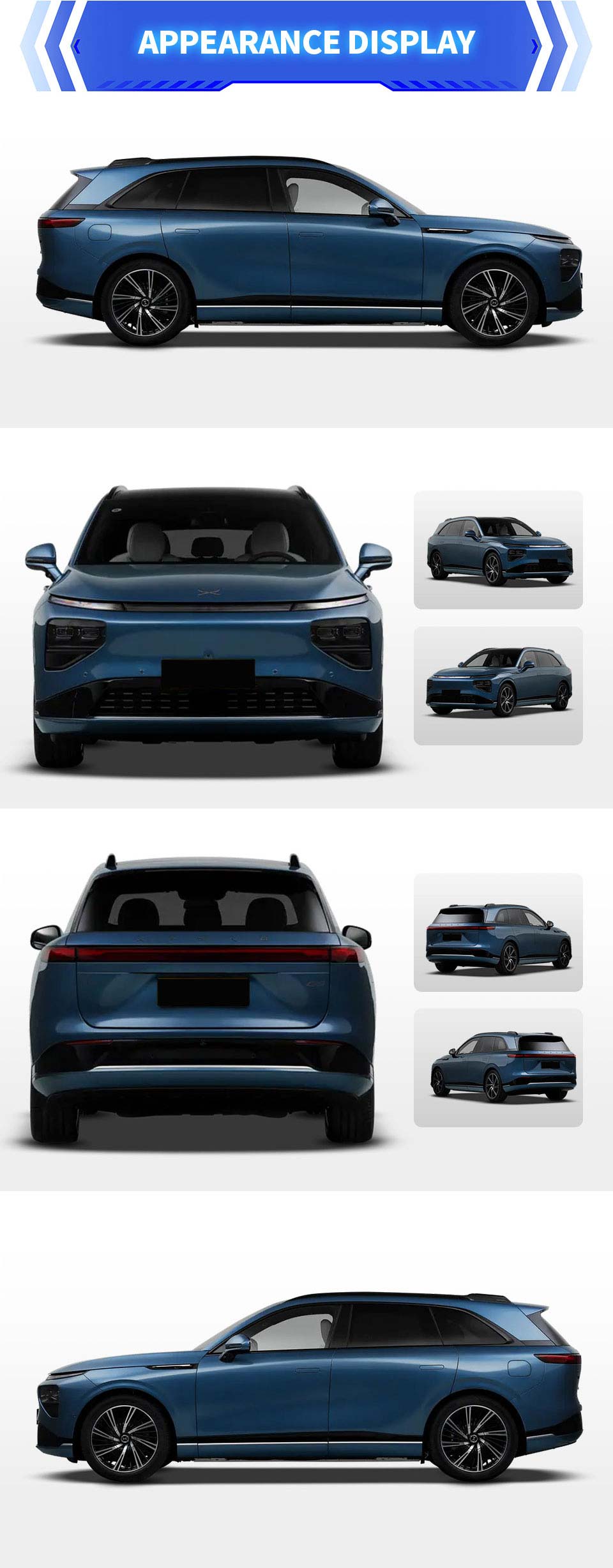 exterior of XPENG G9 625km Electric Midsize SUV