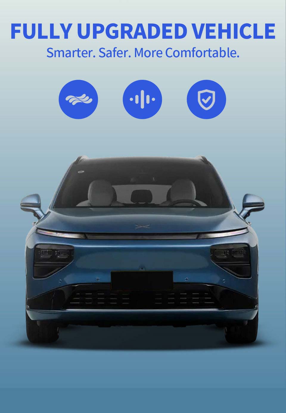 front view of XPENG G9 625km Electric Midsize SUV