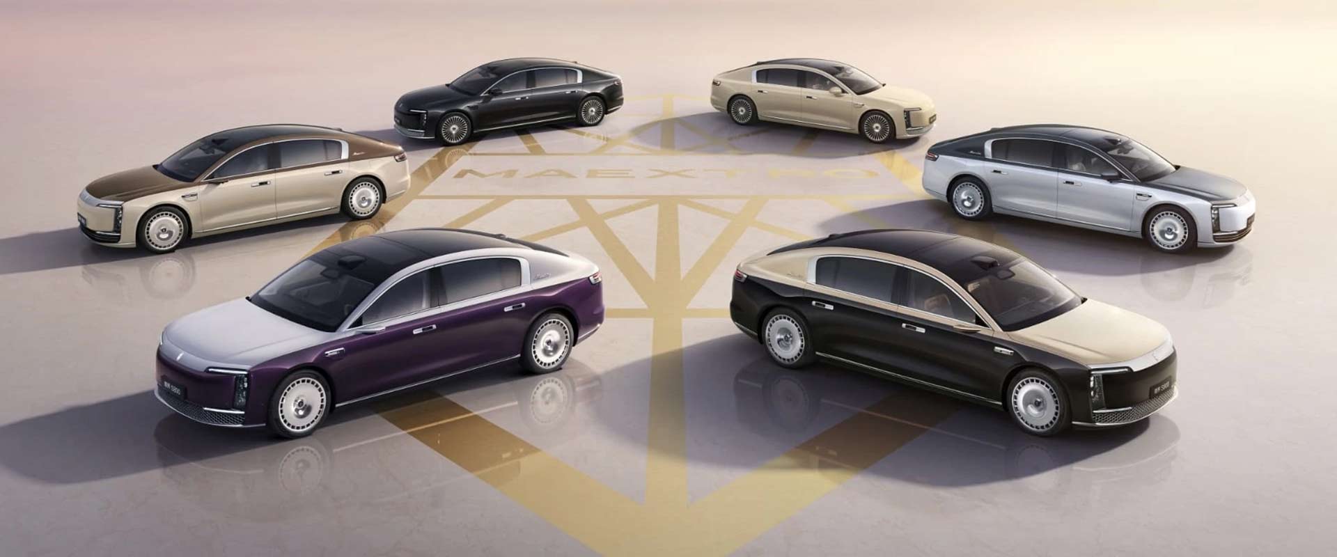 Exterior colours of Maestro - Luxury Electric Sedan