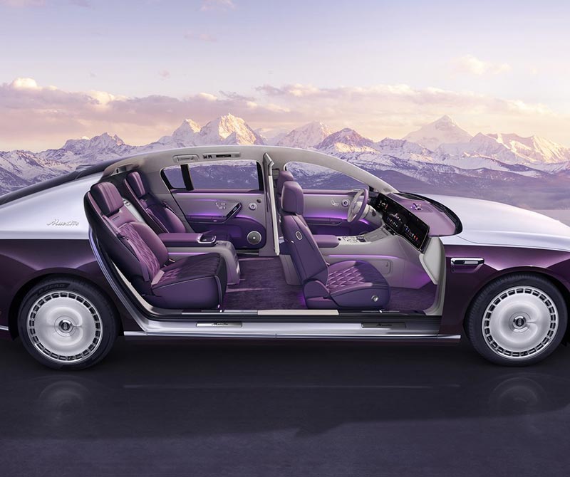 Twilight Purple-White Interior of Maestro