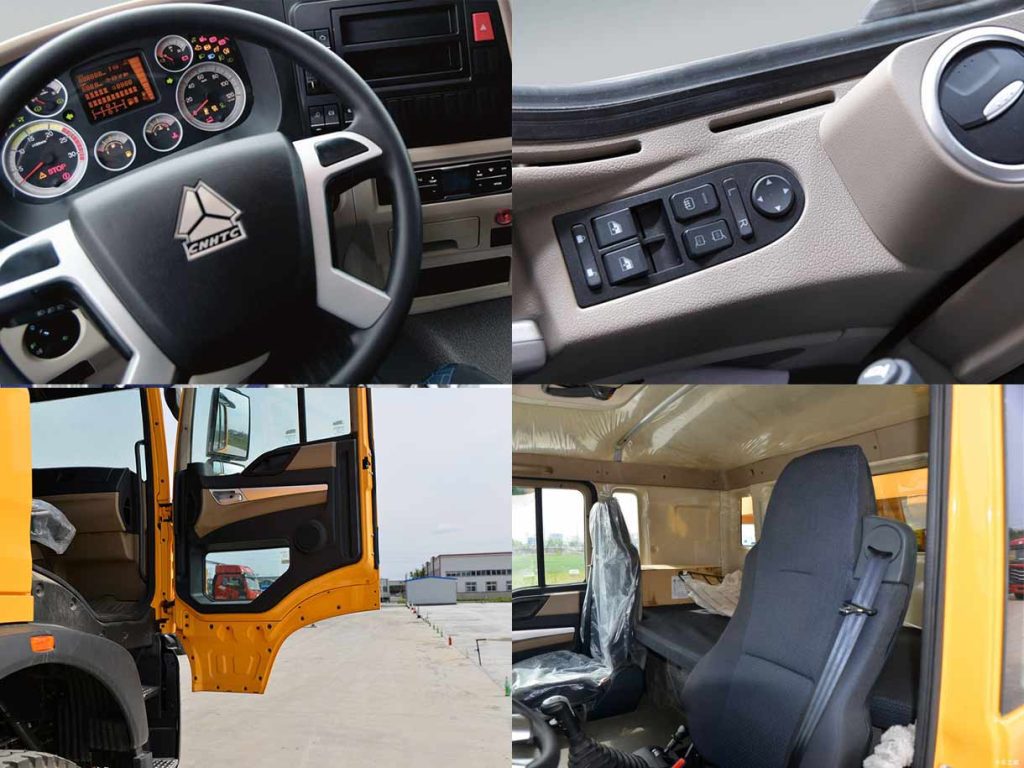 cab of HOWO TX 8X4 Tipper Truck Heavy Duty Dump Truck