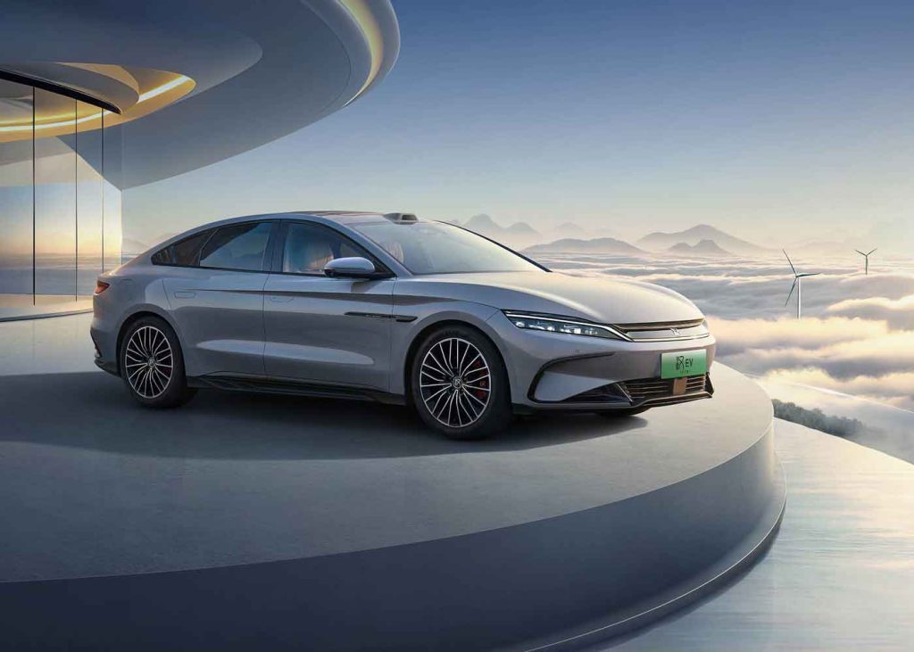 BYD 2025 Han EV with a range of 1,000 kilometers