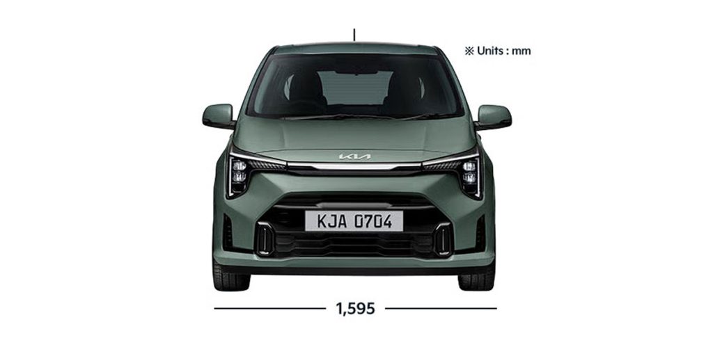 2024 Kia Picanto Front Elevation