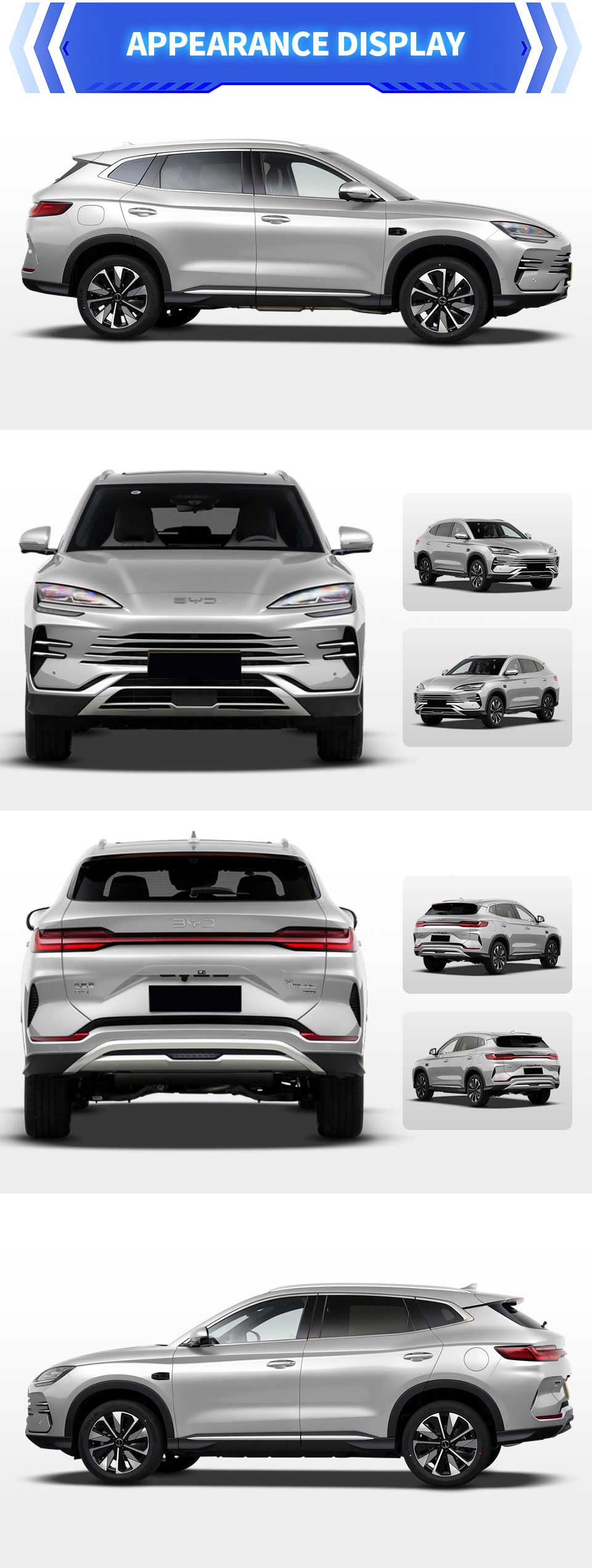 exterior of 2025 BYD SONG PLUS Dm-i 112km honor model