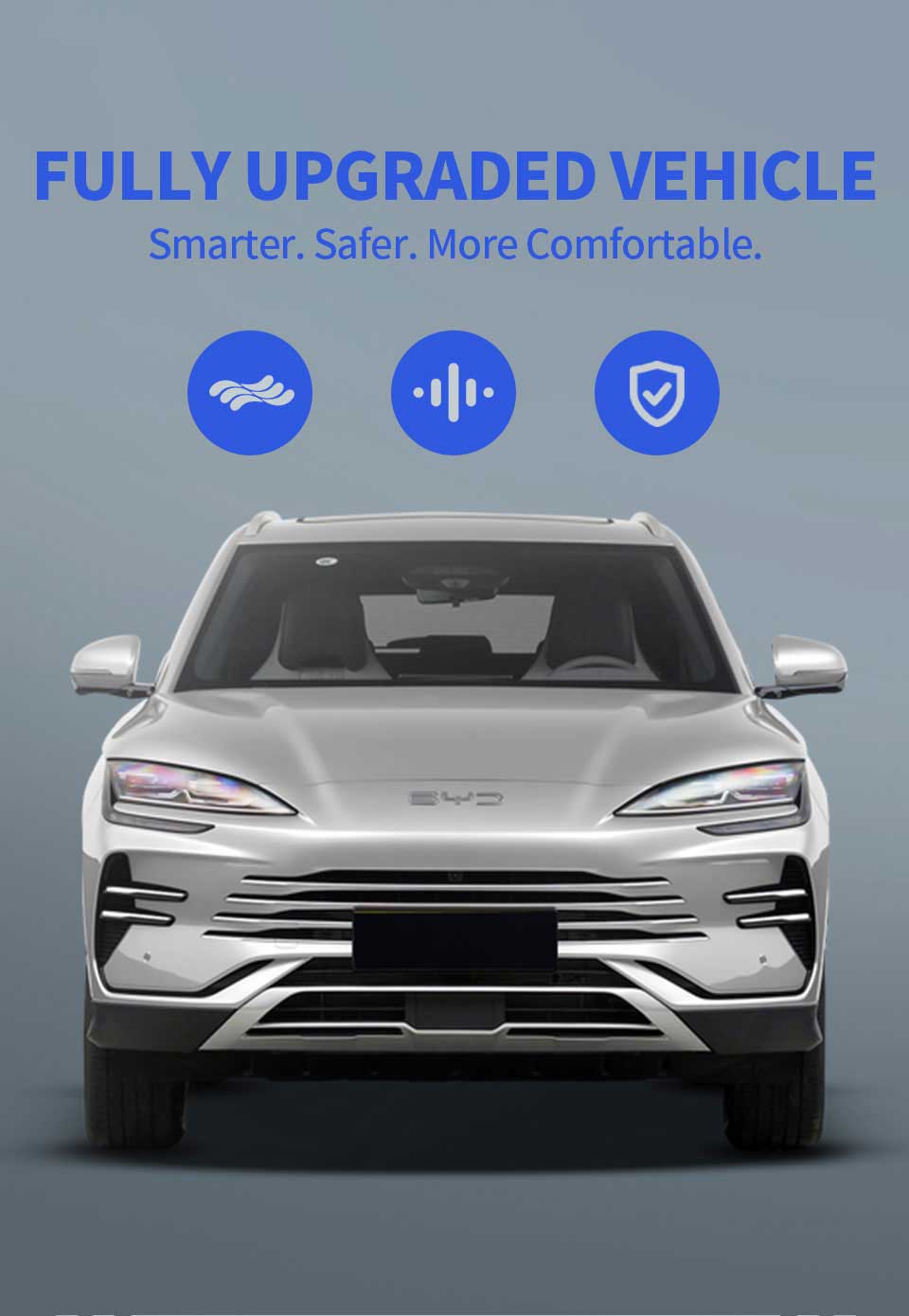 front view of 2025 BYD SONG PLUS Dm-i 112km honor model