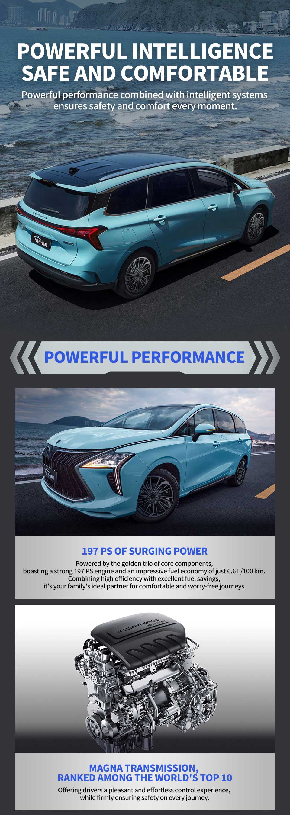power of 2025 Dongfeng Forthing U-Tour MPV