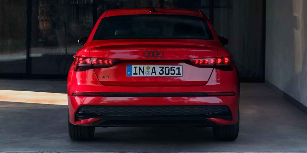 Audi A3 Rear Elevation