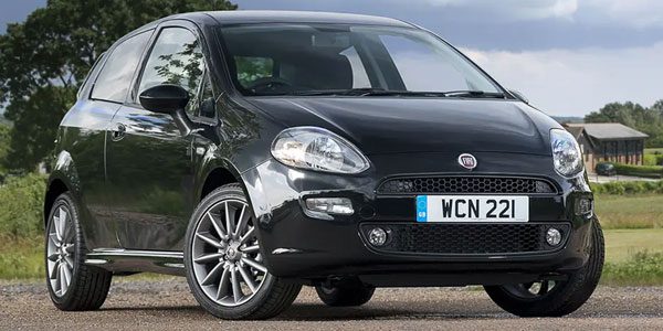 Black used Fiat Punto