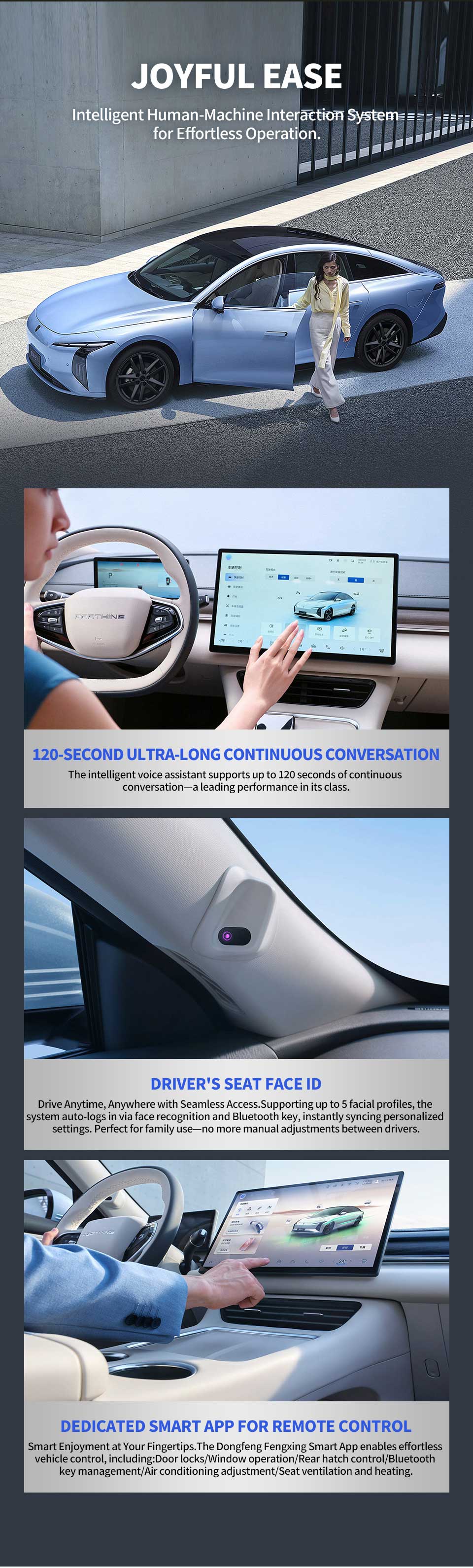intelligent system of Dongfeng Forthing Starlight S7