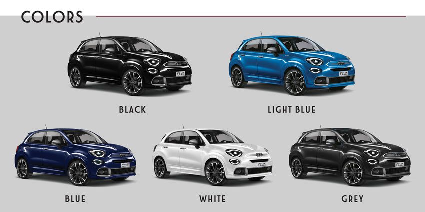 Fiat 500X Colour