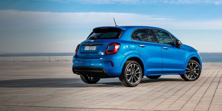 Fiat 500X Rear Three-Quarter