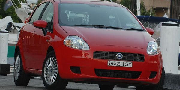 Red used Fiat Punto