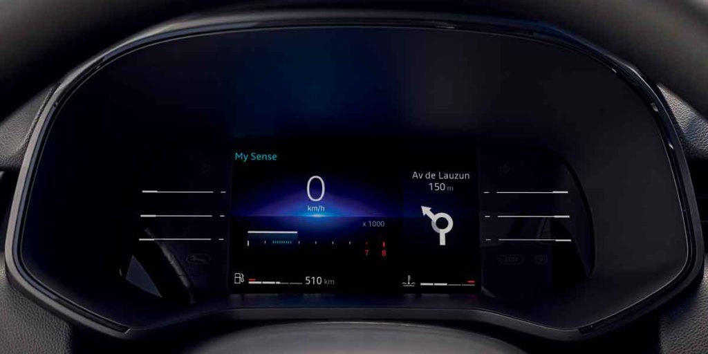 Renault Clio driver information display