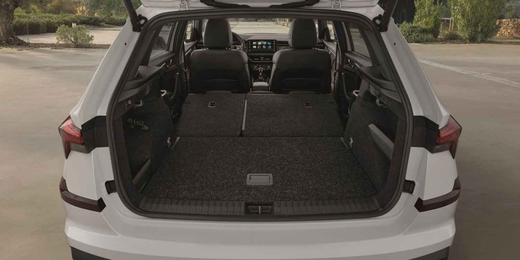 SKODA Kamiq rear seat space